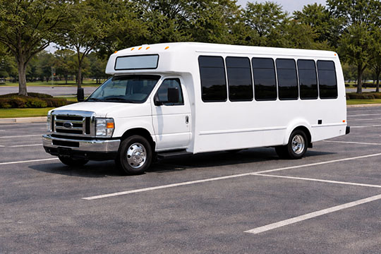 20-passenger minibus available for charter in Ann Arbor, MI